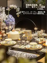 高級感のある陶器製中華風飯碗と箸のセット【おしゃれな食卓に最適】（セットアップ対応）