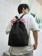 リュックサック【通勤用・軽量・ド  ローコード・男女兼用・カジュアルデザイン・バスケットボールスタイル・大学生向け・ブラック】