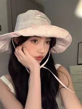 薄手の花柄フィッシャーハット【女子用・登山・日除け】