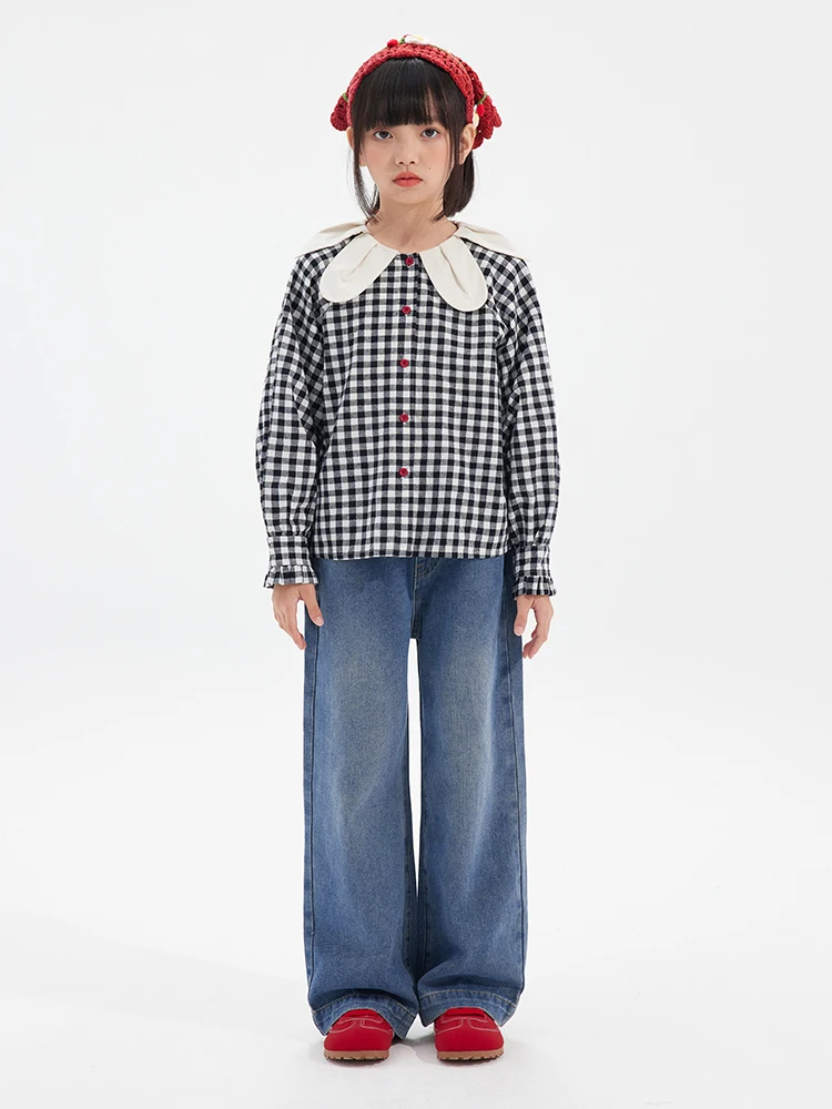 子供用デニムパンツの選定ガイド：ストレート・ワイドレッグで春秋に最適な着用法