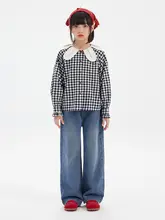 子供用デニムパンツ【ストレート・ワイドレッグ・秋冬用】（セットアップ対応）