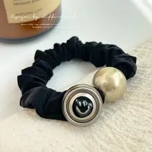 パール付き 高級感のあるポニーテールヘアゴム【高品質・女性用・おしゃれ】