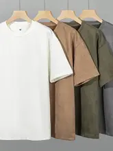 極上の柔らかさ！ラウンドネック半袖Tシャツ【夏用・ユニセックス・プレーンデザイン】