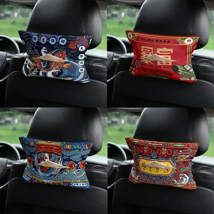 車載用ティッシュボックス【掛け式・汎用・メルセデス対応】