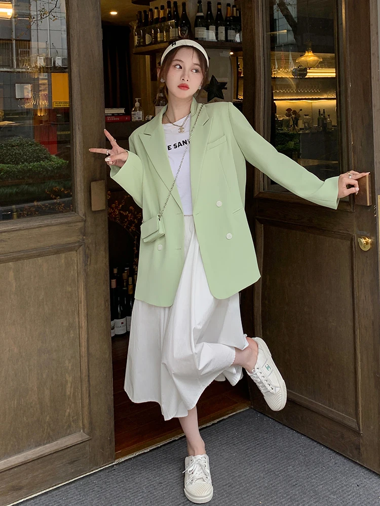 春季新作の女性向けカジュアルジャケット【デザイン性・小柄向け・韓国風】
