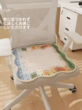 夏用クッションマット【オフィス・車用・通気性・リーディングデザイン】（セットアップ対応）