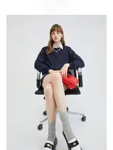 セットアップ レディース スウェット ショーツ クルーネック ルーズ カジュアル 小柄 「sincethen」