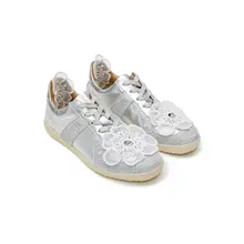CONP 23SS アシッドレース ロートップスニーカー【本革・低反発ソール】