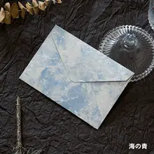 浮彫りテクスチャーの金箔押し厚手封筒と便箋セット【高級感あふれるラッピング・手紙や情書に最適】（セットアップ対応）