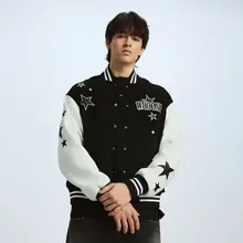 星柄デザインのボンバージャケット【アメリカンカジュアル・ユニセックス】