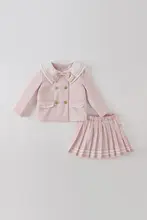 秋用 女の子向け おしゃれな子供服【学院風・2点セット対応】