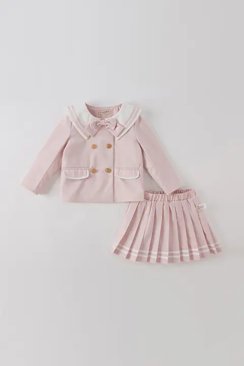 秋用 女の子向け おしゃれな子供服【学院風・2点セット対応】