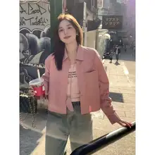 カジュアルなピンクシャツ【短丈・スタイリッシュ・女性用・薄手】