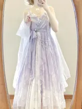 新中式漢服女性用ドレス【漢元素・古風・ふんわりエレガント】（セットアップ対応）
