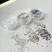 ミニ星型ラメネイル装飾【シルバー・多用途・華やか】