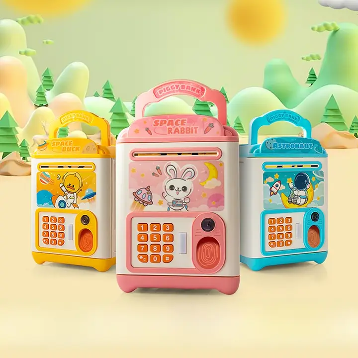 子供用スマート貯金箱【暗証番号付き・出入り不可・誕生日プレゼント】