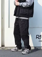 アウトドア カジュアル パンツ 男性 多ポケット ゆったり Teflon 防水・防汚・抗菌