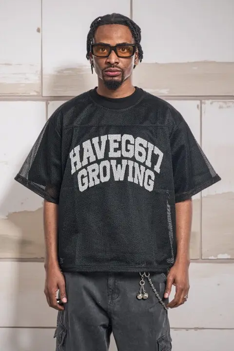 Tシャツ メンズ 半袖 メッシュ切り替え レタープリント アメリカン風 ストリート レイヤード 「MT99」