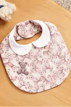 ダブルガーゼのコットン生地【肌触りが良い・可愛いクマ柄・子供服用】