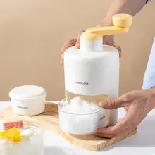 家庭用手動かき氷器【小型・スムージー作成・移動販売に最適】