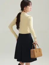 ハイネック防寒Tシャツ【長袖・女性用・スリムフィット】