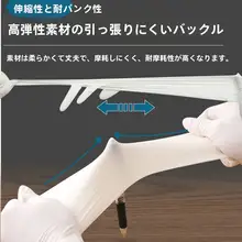 子供用使い捨て手袋【女性用XSサイズ・ラテックスゴム・防水・耐油・長め】