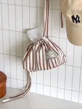 ティッシュバッグ 家庭用 ヴィンテージクリエイティブ 全棉 シンプルストライプ