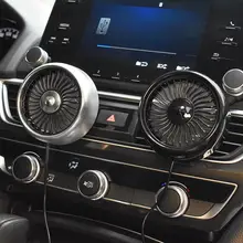 車載扇強風12V24V大型トラック用車内装飾エアコン吹出し口小型ファン