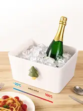 カラフルな森林デザインの収納ボックス【多機能・リビング用・整理整頓】（セットアップ対応）
