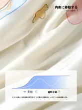 夏掛け布団 エアクーラーケット ひんやり テンセル 丸洗い可能 カートゥーン柄 夏用