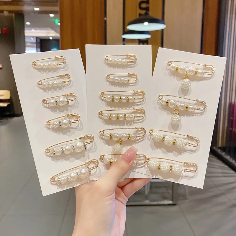 パールブローチ：夏用ウエスト固定で防走光の上品デザインを実現