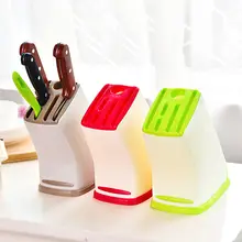 キッチン用多機能プラスチックナイフスタンド【カウンター置き型・家庭用・収納】