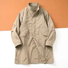 春用 軽量ロングトレンチコート【男女兼用・ゆったりシルエット・アウトドア対応】