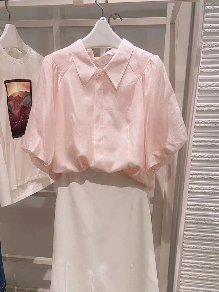 大人可愛い服 50代コーデ｜ピンクシフォンシャツで気分を整える完全ガイド