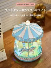 クリスマスの回転木馬音楽ボックス【ギフトにも最適】