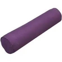 無地コットンリネン多機能円柱型枕カバー【睡眠用・ソファ用・ネックサポート・ロングタイプ】