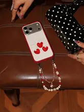 人気の液体シリコン製 ストロベリーデザイン スマホケース【iPhone対応・マグネット式・ストラップ付き・スタンド機能】