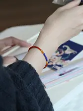 天然紅瑪瑙とラピスラズリの小粒ビーズブレスレット【女性用・精巧デザイン】