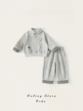 春季男の子用ファッションウェア【子供用・スタイリッシュ・カジュアル・長袖】（セットアップ対応）