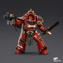 可動フィギュア ウォーハンマー40000 ホーラスヘレシー ブラッドエンジェルズ タルタロス型 ターミネーターアーマー コンスル 塗装済み 「JOYTOY」