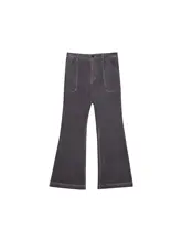 レトロコーデュロイフレアパンツ【スリムデザイン】