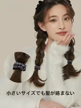 高級感漂うシルクヘアゴム【極上の柔らかさ・無痕タイプ】