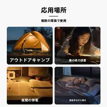 USB充電式 ナイトライト【LED・エコ・目に優しい・温白色・暖色】