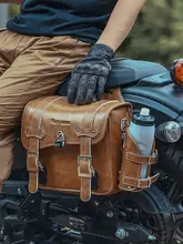 西骑者 バイク用リアサイドバッグ【旅行用・ダブルポケット・取付簡単】