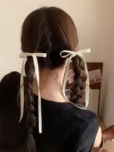 バタフライリボンヘアゴム＆クリップ【バレエスタイル・高級感あるヘアアクセサリー】