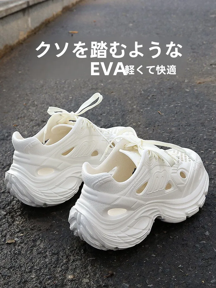 厚底防滑サンダル：夏用EVA製で長時間歩行にも適した快適性を実現