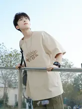 夏用 半袖Tシャツ【重厚感のあるプリント・コットン製・レギュラーフィット】