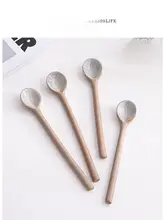 Tlife Eternal 楽器風 陶製コーヒースプーン【家庭用・ミルクスプーン・混ぜる用】