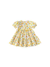 女の子用夏用ワンピース【プリンセススタイル・おしゃれデザイン・子供用】（セットアップ対応）
