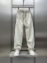 アメリカンストライプ カジュアルパンツ【秋用・アウトドア・速乾・男女兼用・ワイドストレート】